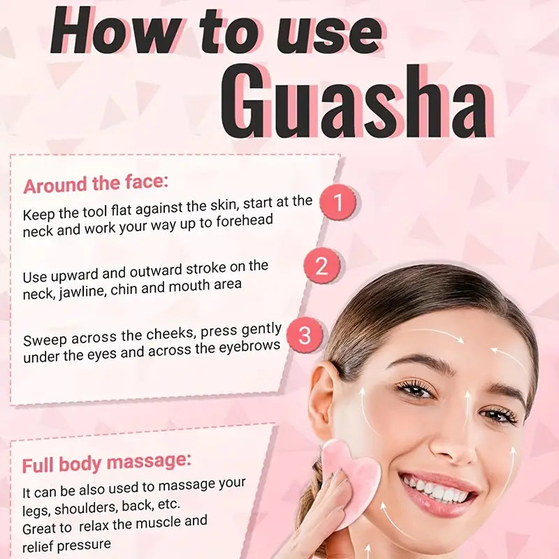 Gua Sha Face Roller - Glowex | Acne-Vanish Pro, light therapy. Say Goodbye To Acne: Shop Glowex